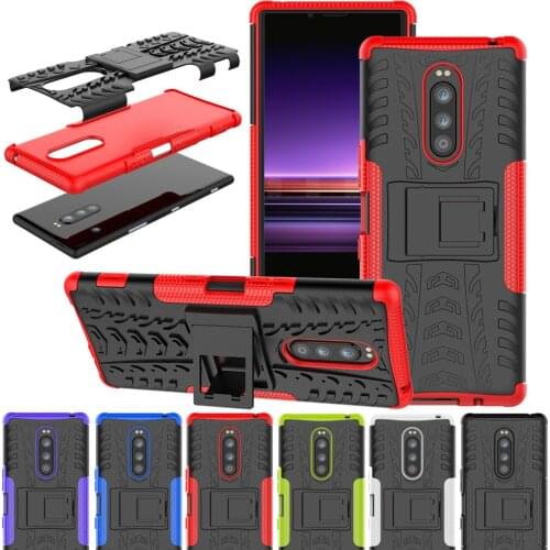 For Sony Xperia 1 XZ4 Case Hybrid TPU Armor Silicone Rubber Hard Case Hard Back Cover Shockproof Impact Case