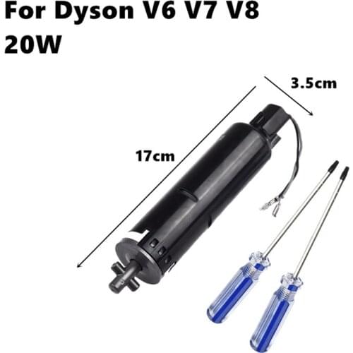 Motor Assembly Soft Roller Head Brushbar For Dyson V6 V7 V8 Vacuum Cleaner Vacuum Part Accessories With Screwdriver