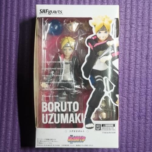 Shf Boruto Action Figure Toys For Children Anime Boruto Face- Changing Model Naruto Ninja Pvc Doll Collectible Birthday Gift Toy