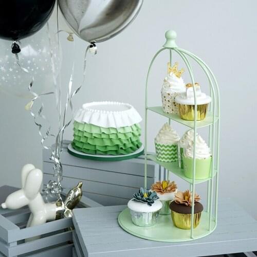 Birdcage for cupcake party decorating tools wedding sweet dessert table supplier baker showcase cake stand balloon rack