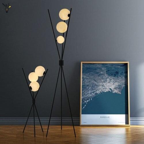 Creative Moon Lamp Standing Lights PLA3D Printing Lunar Lampshade Floor Lamp for Bedroom Beside Lamp Living Room Decor Led Lamp