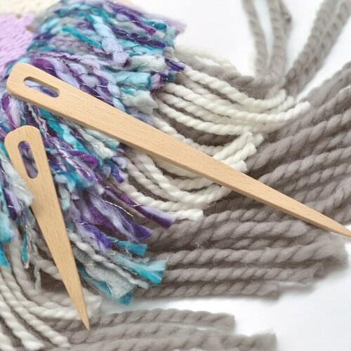 5pcs Wood Crochet Hook Set DIY Knitting Needles Handle Home Knitting Weave Yarn Crafts Household Knitting Tools