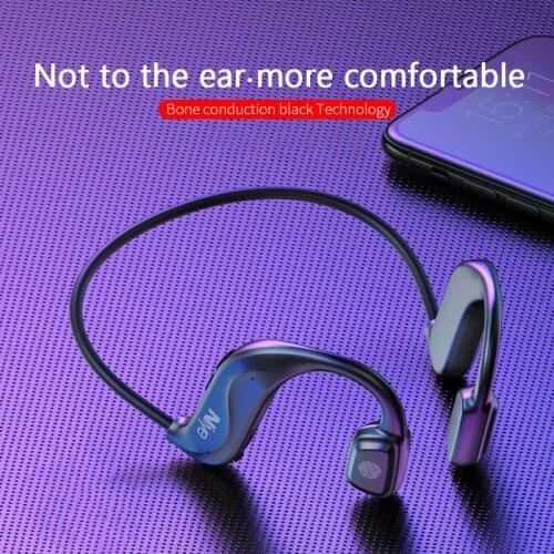 Bone Conduction Headphones Bluetooth wireless Sports Earphone Headset Stereo Hands-free with microphone For Running