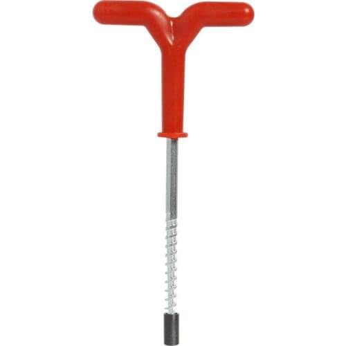 Outdoor Screw Fixed Nail Ice Auger Spiral Drill Rod Holder Fishing Tackle