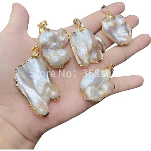 2018 new style with simple personality and simple style and 100 pieces of pendant, fashionable and elegant pearl jewelry pendant
