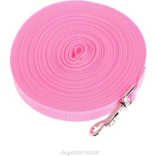 Pet Dog Lead Leash Long Strap Nylon Rope Obedience Training Walking 1.5/6/10/15M M06 21 Dropship