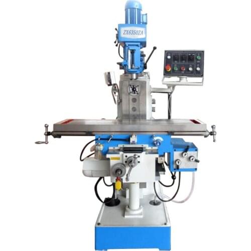 Manual Milling machine ZX6350ZA for metal milling function