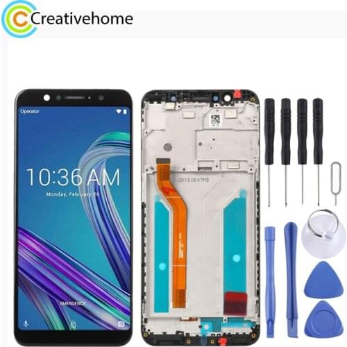 LCD Screen and Digitizer Full Assembly with Frame for Asus ZenFone Max Pro (M1) ZB601KL ZB602KL
