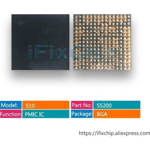 1-10pcs/lot S5200 For Samsung S10/S10+ Main Power management PM IC PMIC Chip