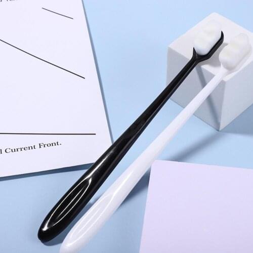1pcs Portable Ultra-fine Super Soft Toothbrush Eco-friendly Travel Outdoor Use Teeth Care Brush Oral Cleaning Oral Care Tools