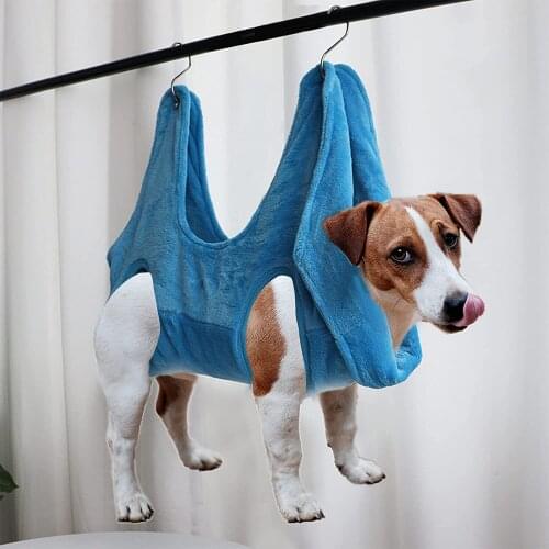 2021 New Hammock Pet Supplies Dog Hammock Assistant Trimming Bath Bag Pet Absorbent Towel Trimming Table Pet Bath Towel