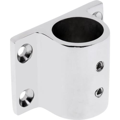 3 Pieces Heavy Duty Boat Hand Rail Fitting 1 inch Rectangle Stanchion Base 90 Degree