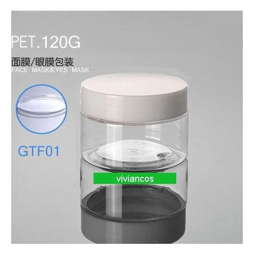 300Pcs/Lot 120ml 120g Face Cream Jars Pot Travel Plastic Empty Cosmetic Containers 120ml Cosmetic Sample Containers