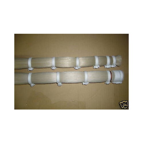 500g Top-quality natural white mongolia bowhair length 78-80cm violin bow parts
