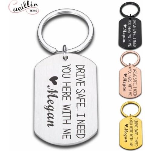 Fathers Day Ride Safe Keychain Biker Motorcycle Keyring Gift for Him Boyfriend Husband Dad Couples Gifts for New Driver Biker