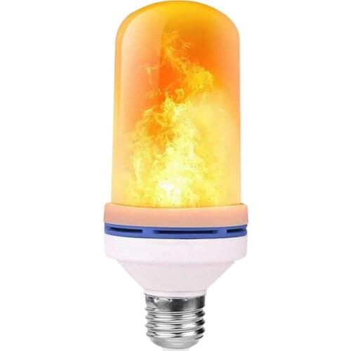 E26/E27 Dynamic Effect LED Flame Light Bulb 3W Creative Decorative Corn Lamp For Wedding Party Bedroom Hotel Living Room Club