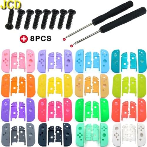 JCD For Nitendo switch NS JoyCon Replacement Housing Shell Case For NS NX JoyCons Controller Shell Cove W/ Screw Tool