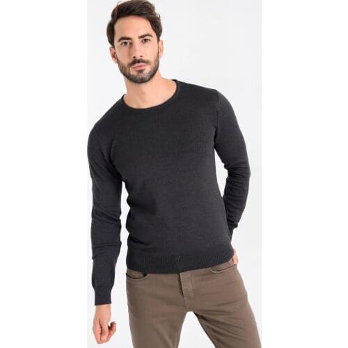 Heyss O Neck Male Knitwear Sweater