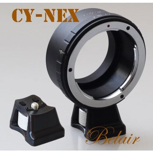 Contax Yashica CY Lens To E mount nex Adapter ring with Tripod Stand for NEX-3/C3/5/5N/6/7 A7 A7r A5100 A7s A5000 A6000 camera