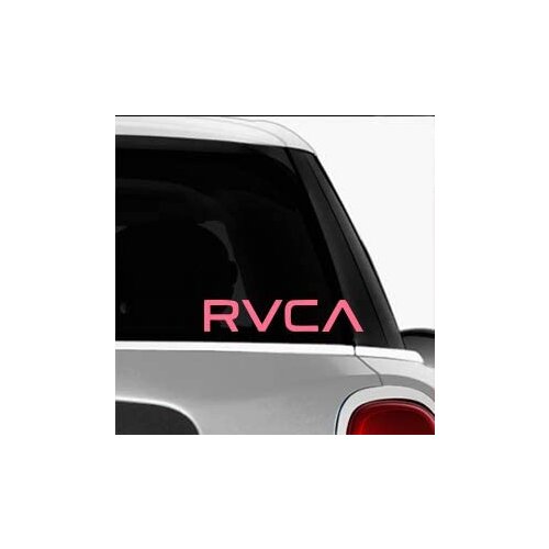 RVCA Pink SK8/Surf/Snow/Water/Bike/Brands Automotive Decal/Bumper Sticker 15cm*15cm