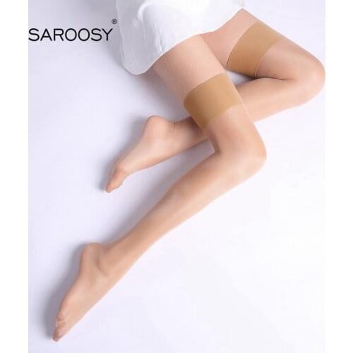 SAROOSY Sexy Patchwork Knee High Transparent Stockings for Women High Elastic Hot Erotic Multicolor Choice 2019 New Arrival