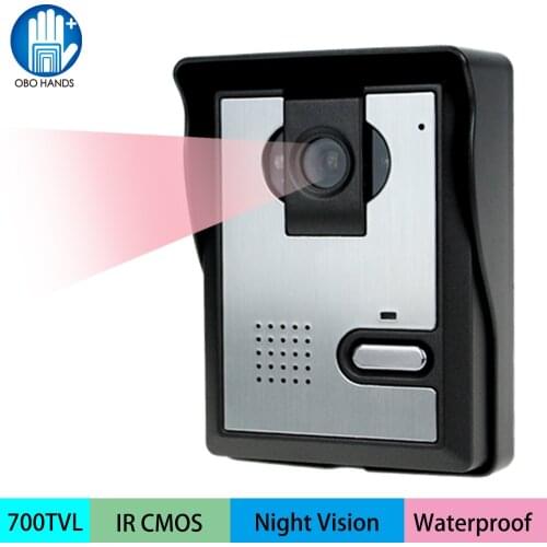 IR CMOS Video Door Phone Intercom Doorbell Entrance Machine Outdoor Camera without Indoor Monitor for Home Intercom System