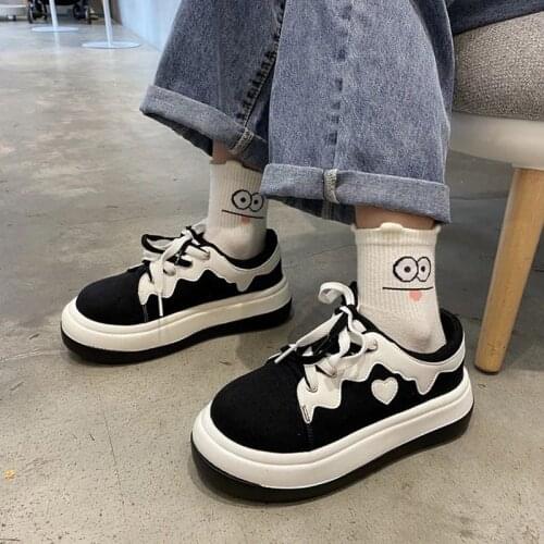 Womens Sneakers Sports Shoes Kawaii Flats Harajuku Lolita 2021 Fashion Casual Running Cute Vulcanized Spring Dropshipping