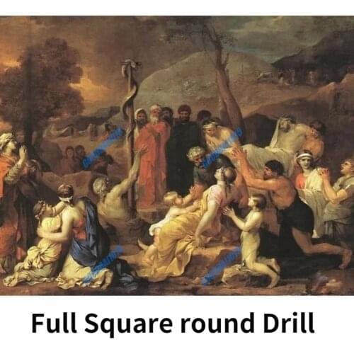 Famous Paintings 5D Diamond Painting Diamond Embroidery Mosaic Cross Stitch Kits Home Decor DIY Manual Gift