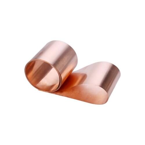 1PC 0.05/0.1/0.15/0.2/0.3/0.5X150X1000 Thickness 99.9% Pure Copper Cu Metal Sheet Foil Plate