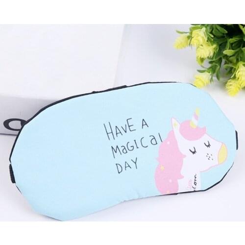 1PC Traveling Sleep Eye Aid Drop Shipping Travel Accessories Cute Flamingo Sleeping Face Eye Mask Blindfold Eyeshade