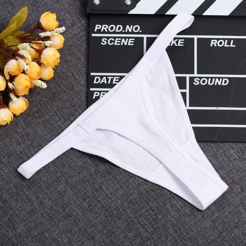 1PC Sexy Women Low-Rise Knickers Underwear Sexy G-string Thongs Panties Cotton Briefs Intimates Lady Panties M/L
