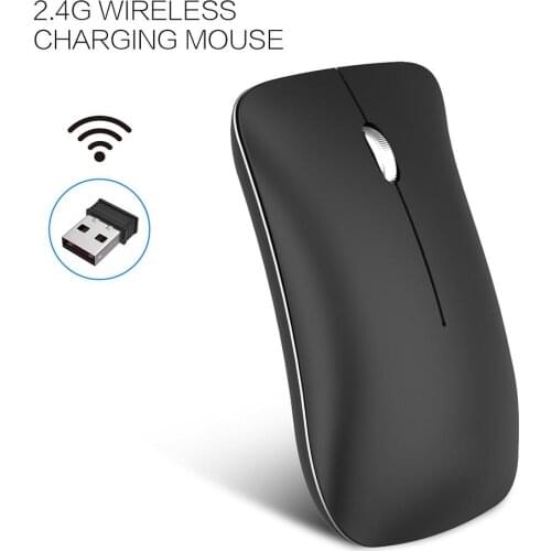 4 Buttons 2.4GHz Mute Wireless Bluetooth Optical Gaming Mouse Mice for PC Laptop Built-in rechargeable lithium-battery