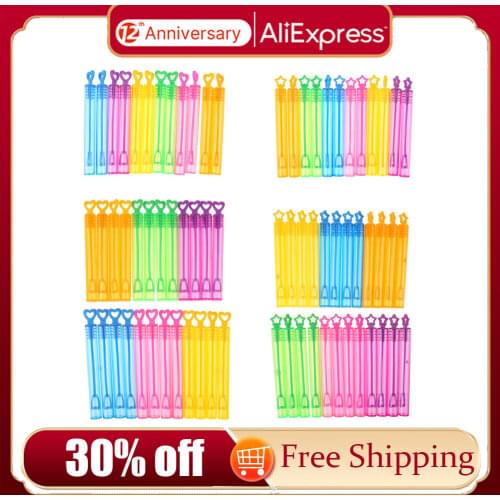 48/60/100pcs Soap Water Bubble Children Outdoor Summer Soap Bubble Bottles Toys Home Wedding Decor pomperos de jabon para niños