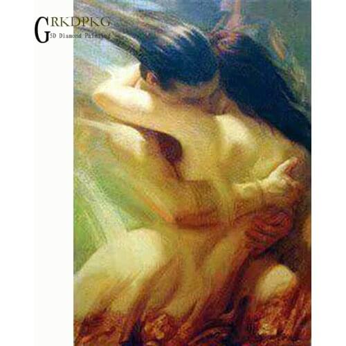 Couple passion diamond embroidery 5d DIY diamond painting cross stitch full square rhinestone mosaic unfinished home decoration