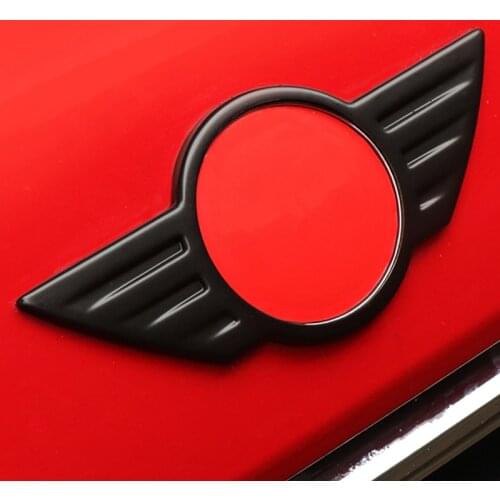 Car Exterior Front Rear Trunk Logo Badge Moulding Sticker Decor Cover For Mini Cooper JCW S R55 R56 R60 F54 F56 F60 Accessories