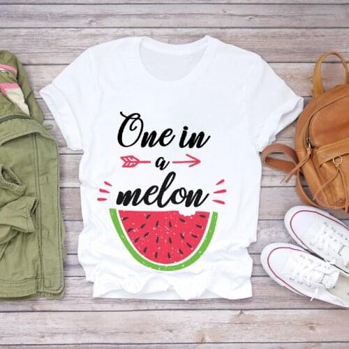 Women Ladies Womens Graphic Female Tee T-Shirt Summer Pineapple Watercolor Fruit Cute Cartoon Lady T-shirts Top T Shirt
