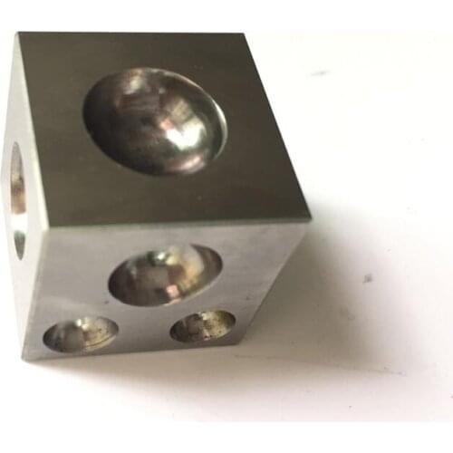 Goldsmith Tools Size 70mm Large Square Dapping Block with different size of the hemispheres