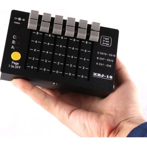 DMX512 Controller Lighting Test/Maintenance/Debugging Mini Small Console Performance Wedding Lighting Console