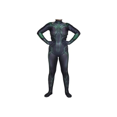 Hela Cosplay Costume Movie Female Woman Girls Thor Ragnarok Superhero Zentai Suit Halloween Bodysuit Adults Kids