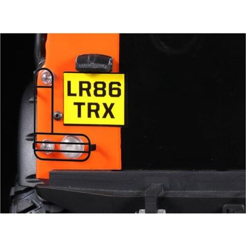 Rear Tail Light Cover Metal Lamp Cover for 1/10 TRAXXAS TRX4 Defender RC Car Parts Rear Lamp Guard Accessories