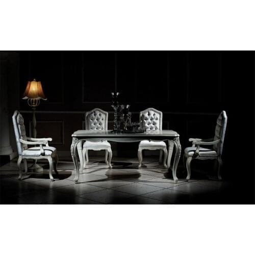 America style moden white birch wood table and chairs for dining room furniture Стол и стулья для столовой мебели GH227