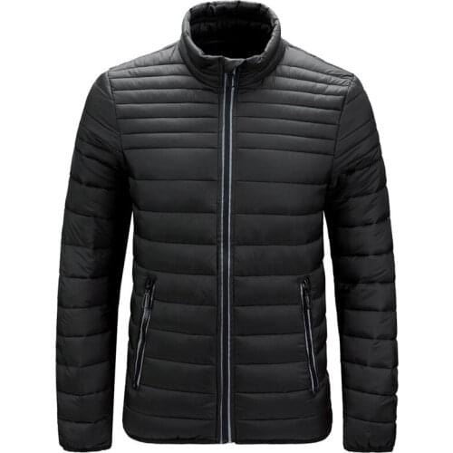 Winter Warm Man Windbreaker Jacket Men Casual Clothing Streetwear Light Coats Male Surprise Price