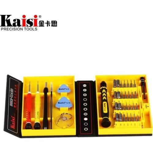 Kaisi KS-3801 38 in 1 Screwdriver Set Precision Magnetic Screwdrivers Kit Opening Repair Tools for iPhone Huawei Anddriod Laptop