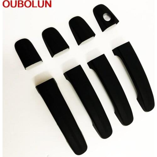 OUBOLUN For Ford Ranger T6 T7 XLT 2012-2017 PICKUP CAR Car Styling Stickers Door Handle Bowl Cover 12pcs