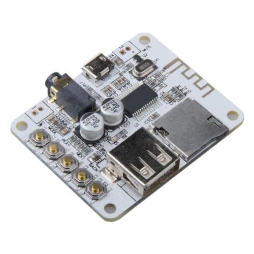 Bluetooth Audio Receiver board with USB TF card Slot decoding playback preamp output A7-004 5V 2.1 Wireless Stereo Music Module