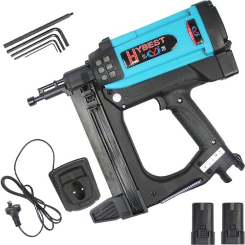 Pneumatic Nail Gun Lithium Battery Gas Nail Gun Steel Air Stapler Pneumatic Tools For Frame And Trunking