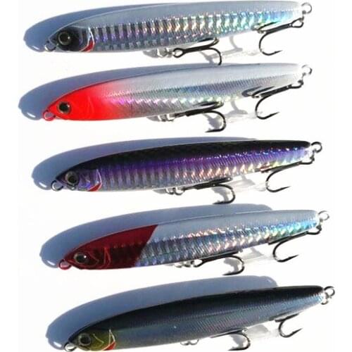Fishing Sinking Pencil Lure Bait 7.5cm10g High carbon steel hooks Minnow Hard Artificial Lures