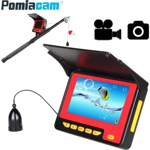SY720 20M 30M HD 1000TVL Fish Finder Underwater Ice Fishing Camera 4.3" LCD Monitor 10PCS LED Night Vision Camera For Fishing
