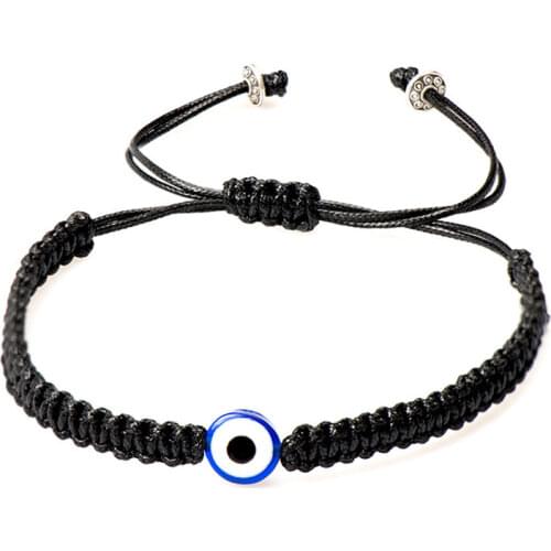 Devils Eye Series Lucky Lucky Weave Bracelet Red String Geometric Bracelet Anklet Gift Couple Bracelet Jewelry for Women