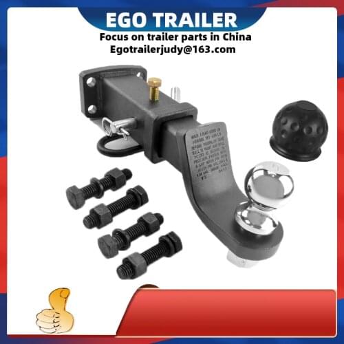Trailer hook ball mount pintle hook trailer parts
